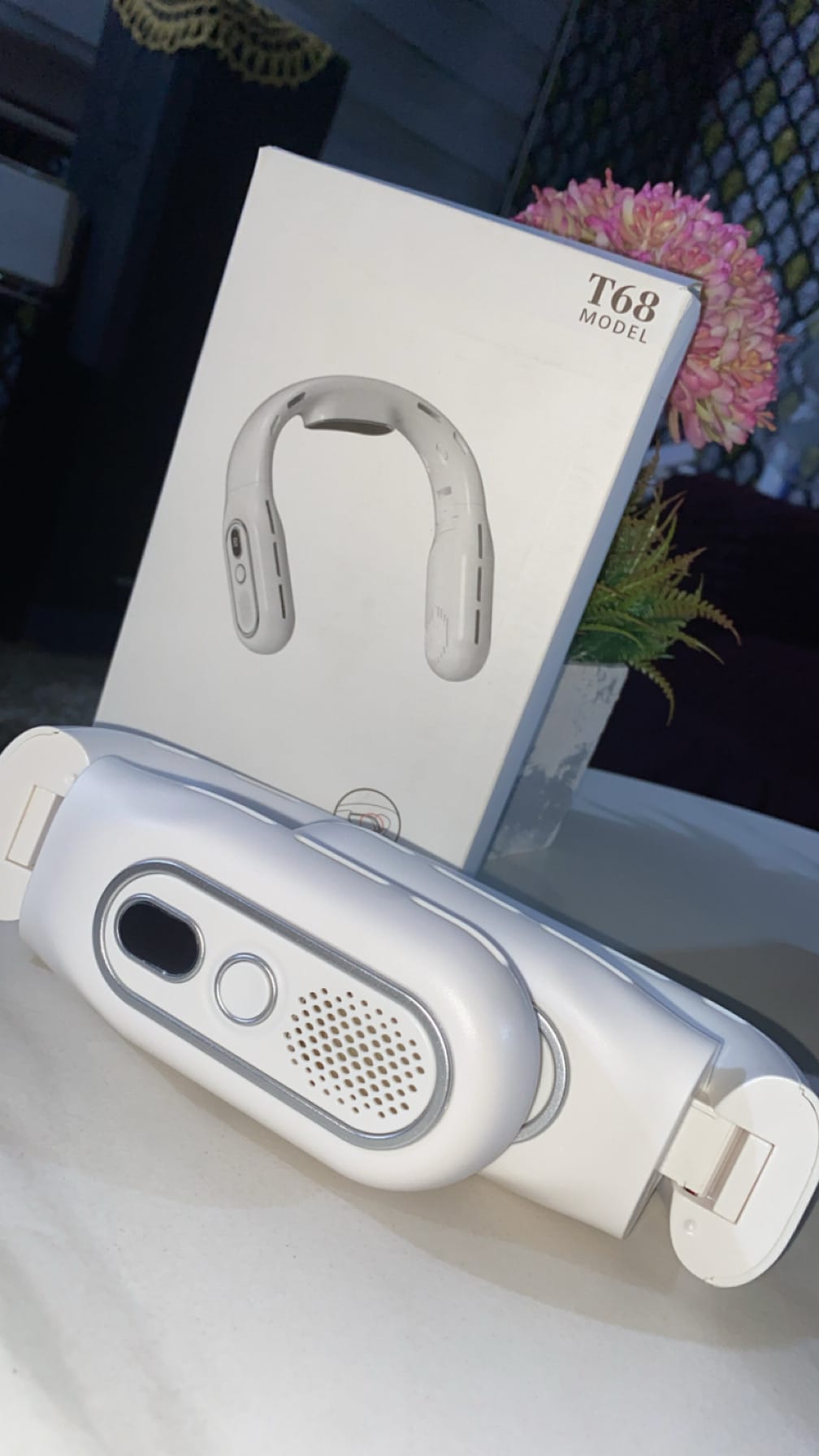 Portable neck fan