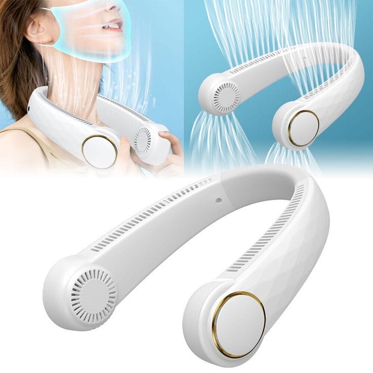 Portable neck fan