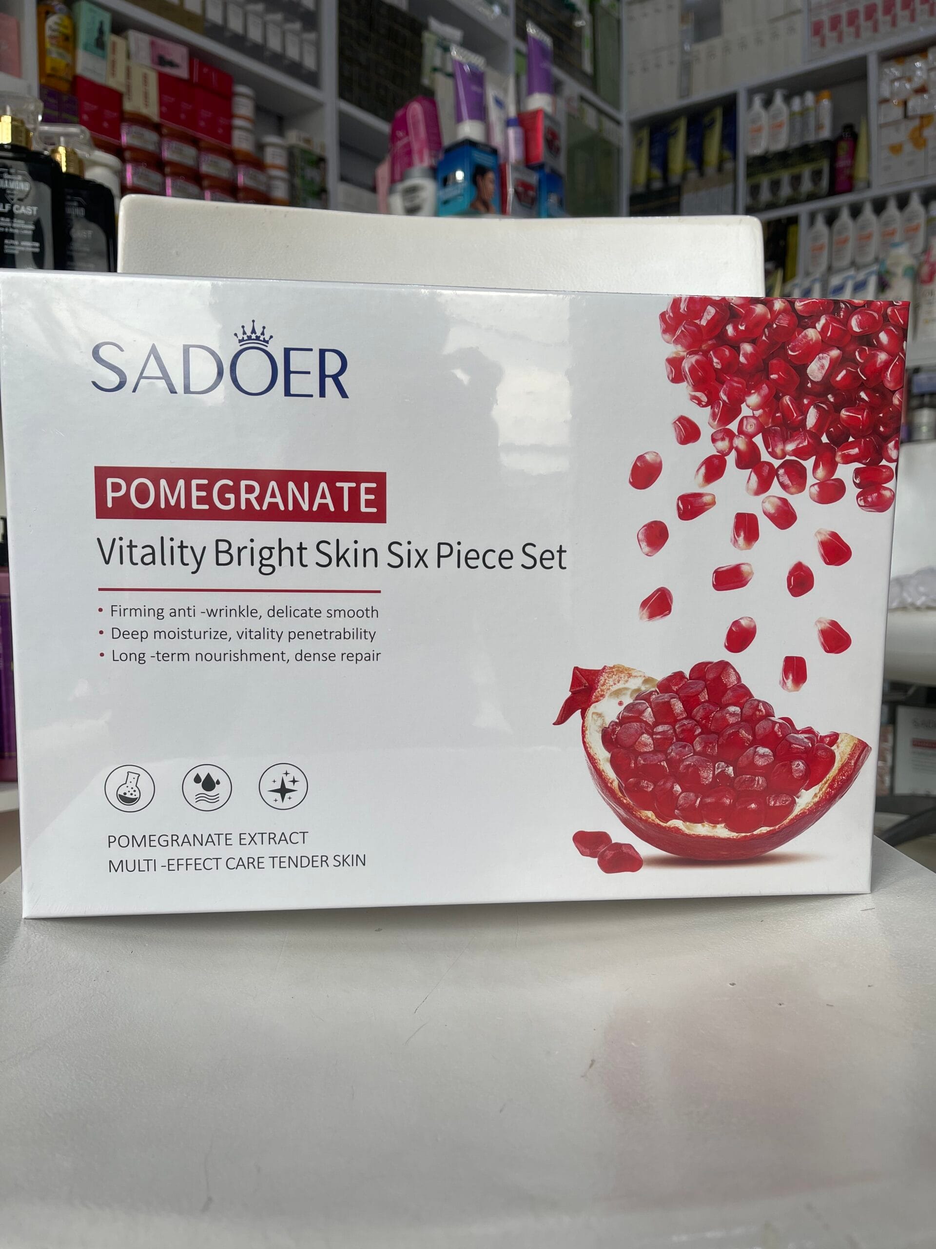 Sadoer Pomegranate Vitality Bright Skin Six Piece Set